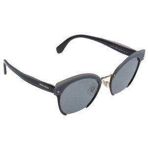 MIU MIU Grey Mirrored Cat Eye Sunglasses